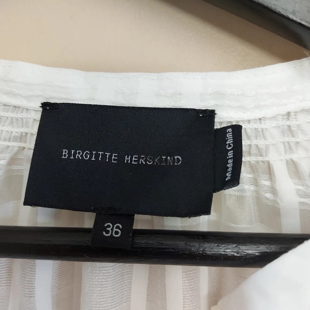 Birgette Herskind White Maxi Dress Size 36 - Picture 13 of 16